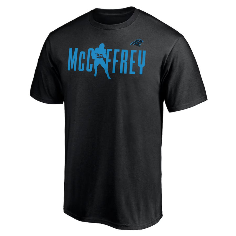 Carolina Panthers Men's T-Shirt NFL McCaffrey Checkdown Top