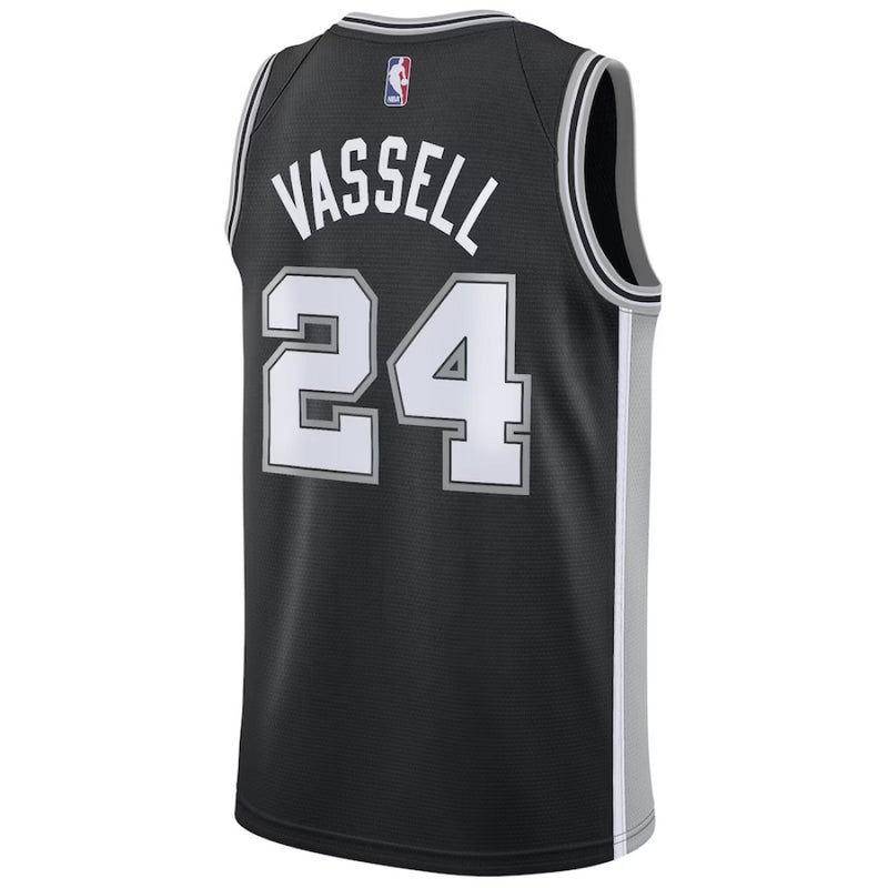 San Antonio Spurs Jersey Kid's NBA Nike Icon Top - Vassell 24