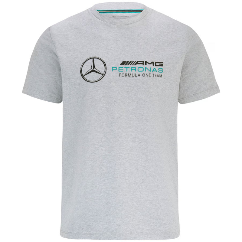Mercedes AMG Men's T-Shirt F1 Stichd Racing Large Logo T-Shirt