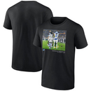 Detroit Lions Men's T-Shirt NFL Black Top