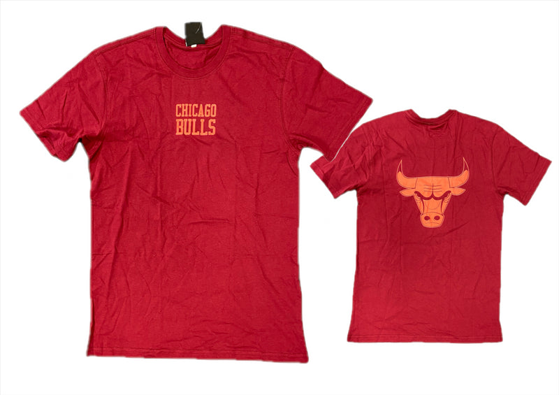 Chicago Bulls Men's T-Shirt NBA Back Print Logo Top