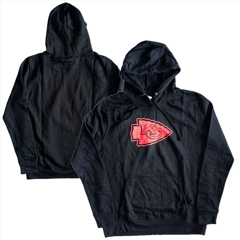 Kansas City Chiefs Hoodie NFL Men's Black Mono Logo Hoodie