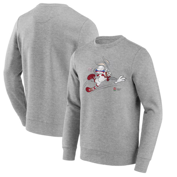 England Rugby Men's Sweatshirt Looney Tunes Bugs Bunny Top