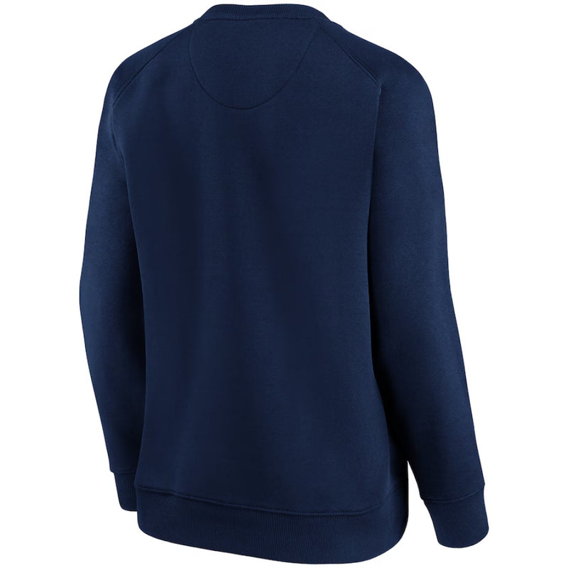 Buffalo Bills Navy Sweatshirt Women's NFL Mono Logo Top