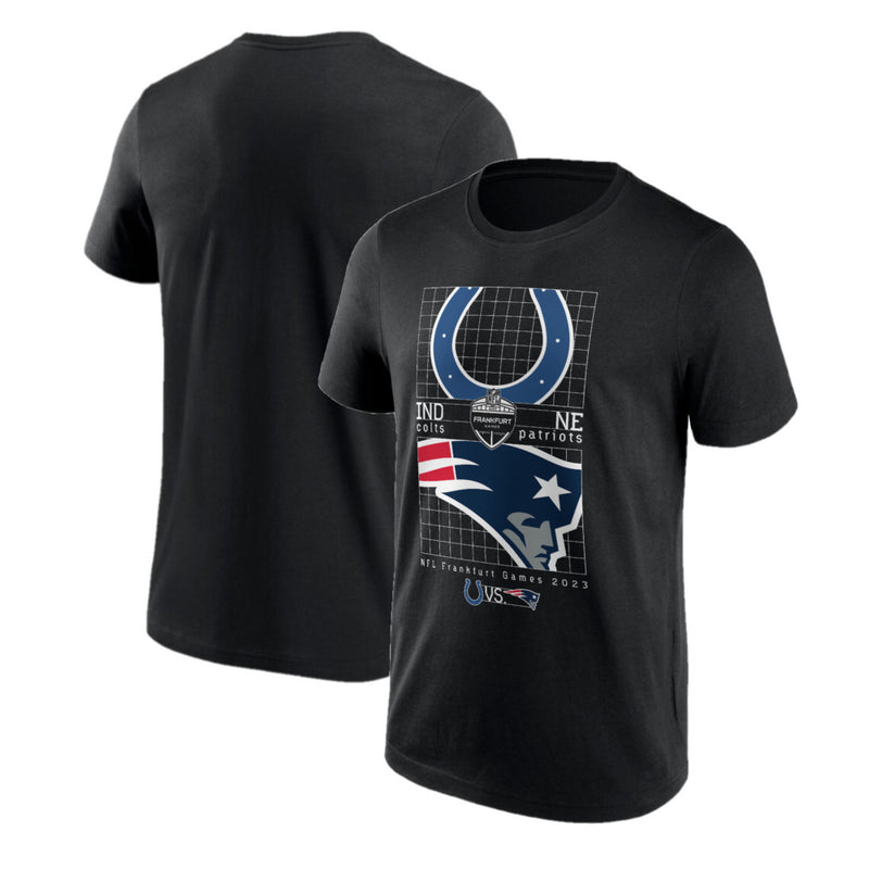 NFL Frankfurt Games T-Shirt Men's Colts vs Patriots Top