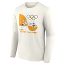 Olympics Men's Graphic T-Shirt Looney Tunes Hurdles Top