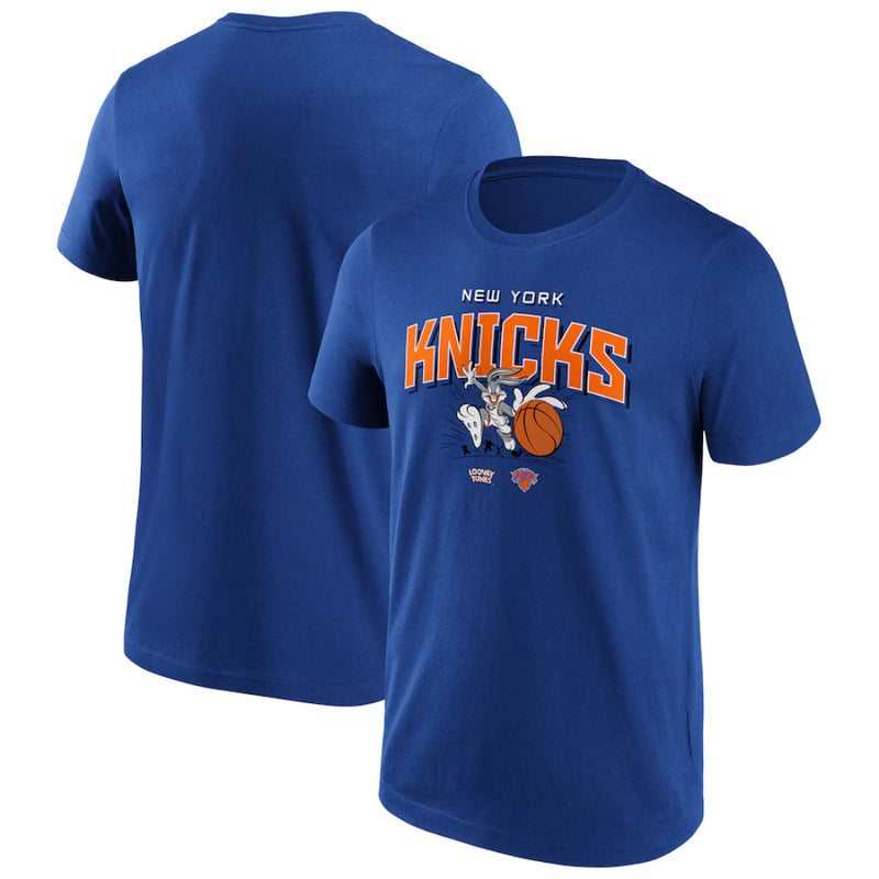 New York Knicks T-Shirt NBA Men's Looney Tunes Bugs Bunny T-Shirt