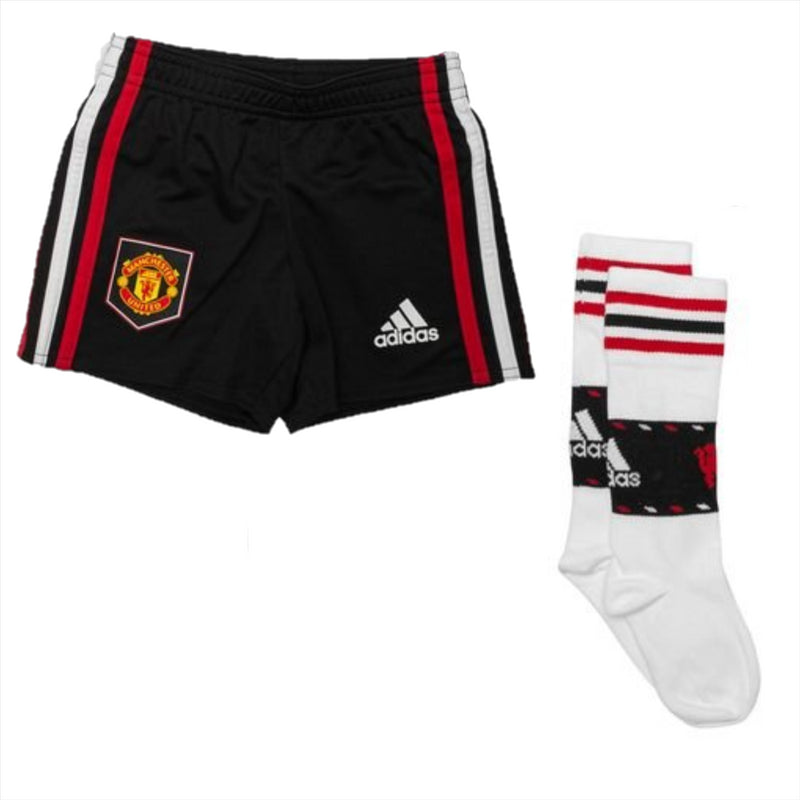 Manchester United Football Kit adidas Kid's Mini Shorts and Socks Set