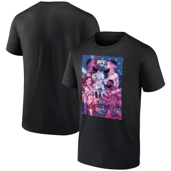 UFC 304 Men's T-Shirt Artist Series Black Top