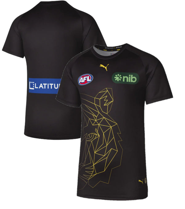 Richmond Tigers AFL Shirt Men's Puma 2024 Warm Up Top