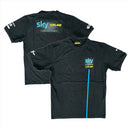 Team Sky Men's T-Shirt MotoGP Vr46 Black Short Sleeve T-Shirt