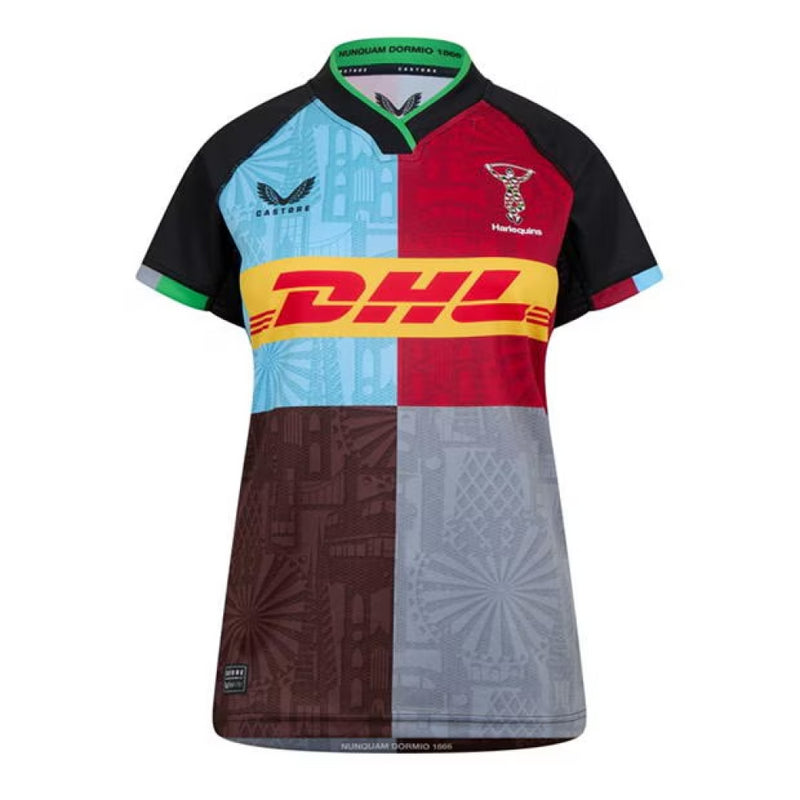 Harlequins Rugby Women's Jersey Castore Pro Home Shirt