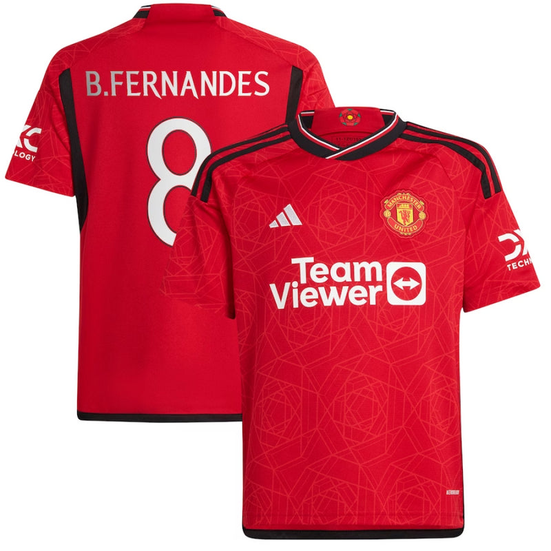 Manchester United Football Shirt Kid's adidas Home - Fernandes