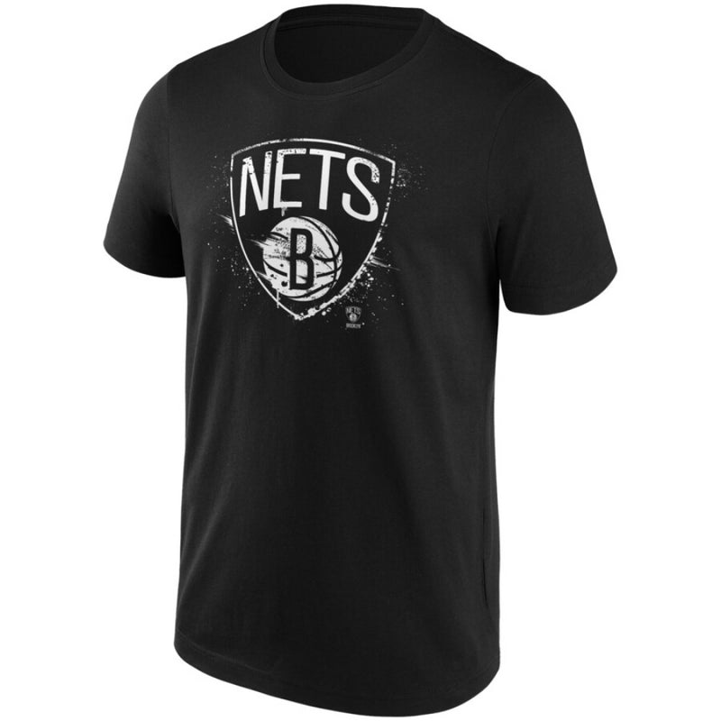 Brooklyn Nets Men's T-Shirt NBA Splatter Graphic Top