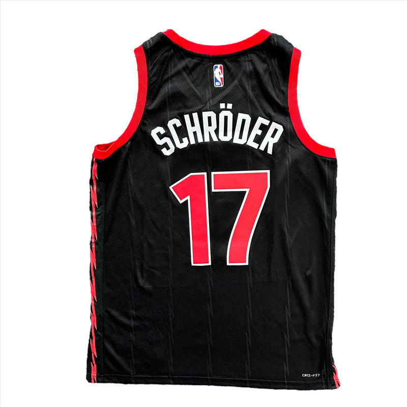 Toronto Raptors Men's Jersey NBA Jordan Statement Top - Schroder