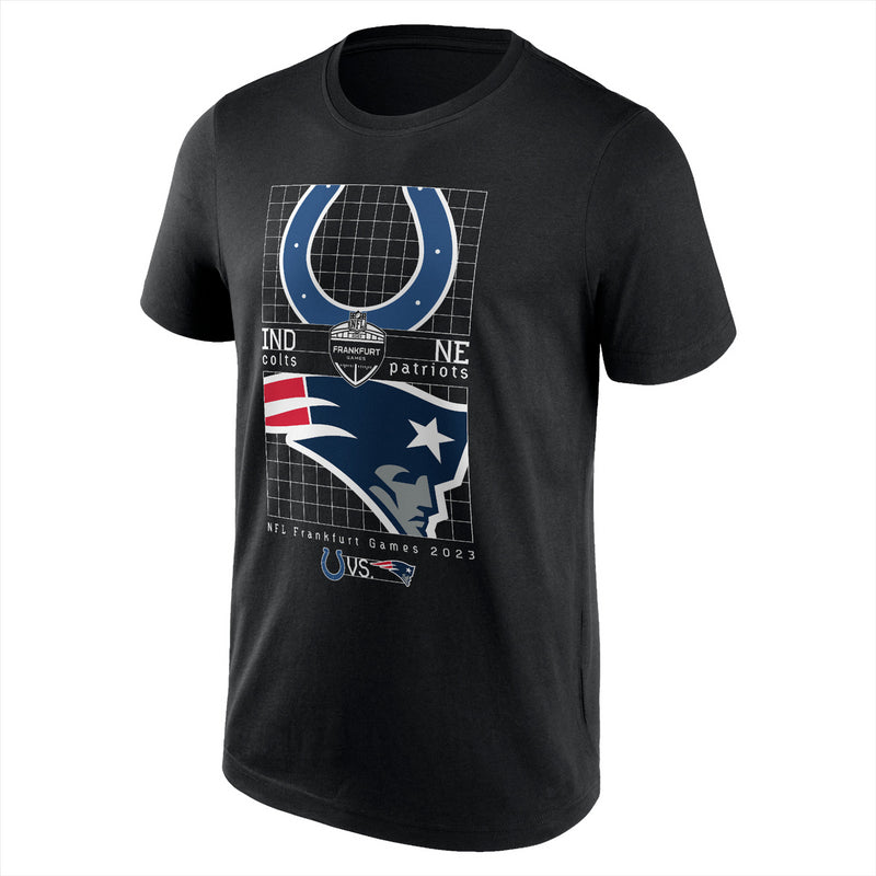 NFL Frankfurt Games T-Shirt Men's Colts vs Patriots Top