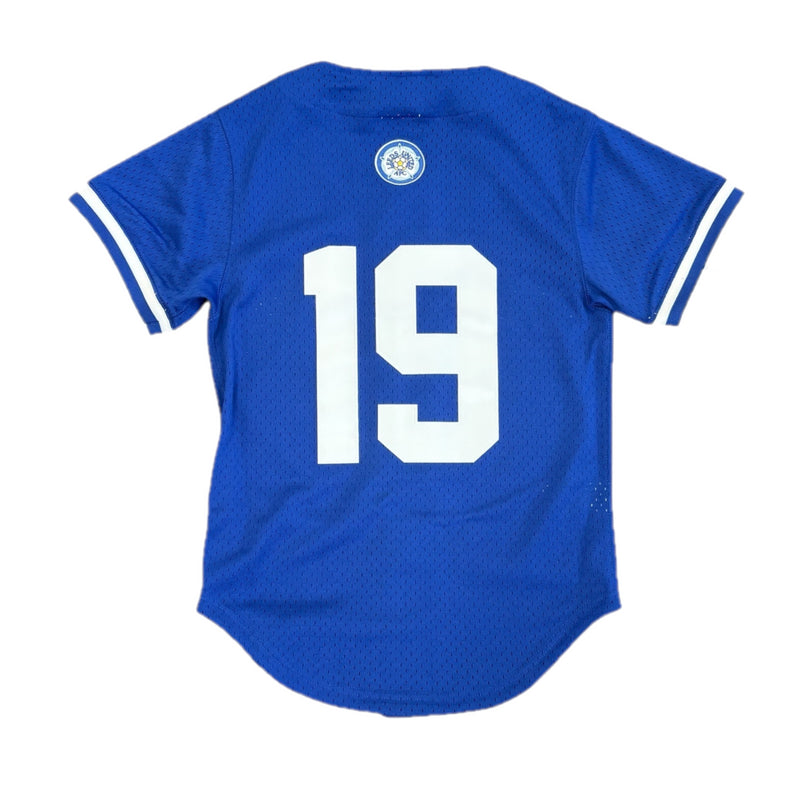 Leeds United Men's Jersey Mitchell & Ness Baseball 19 Top