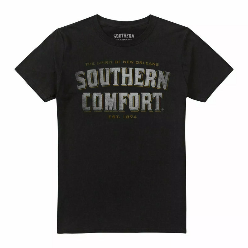 Southern Comfort Men's T-Shirt Soco Logo Black Top
