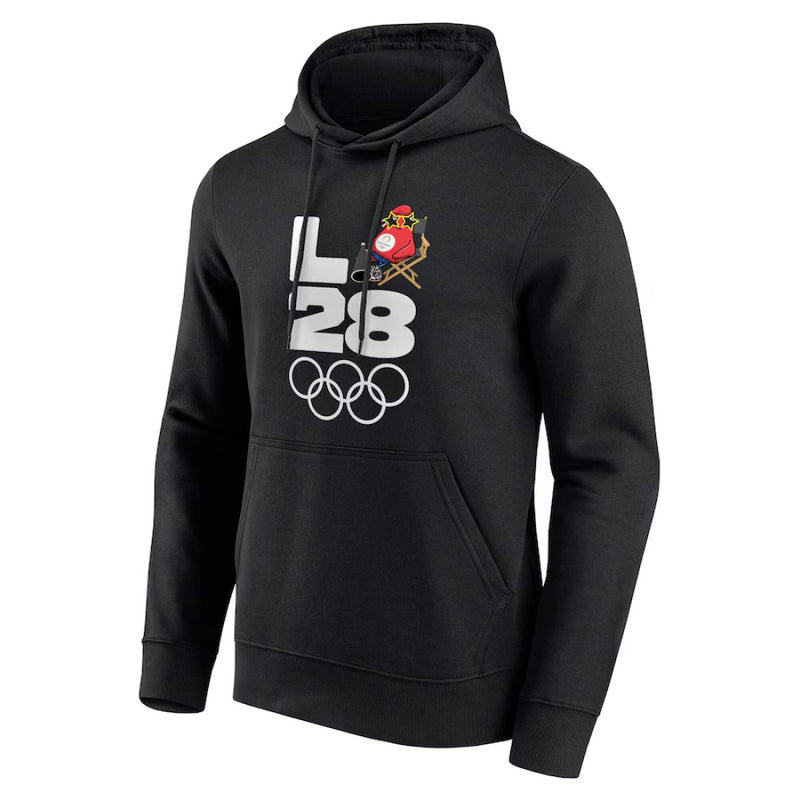 Paris 2024 Olympics Hoodie Black Handover Phrygian Mascot Hoodie