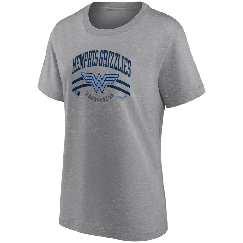 Memphis Grizzlies Women's T-Shirt NBA DC Wonder Women Top