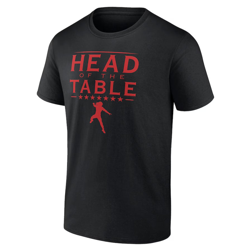 Roman Reigns WWE T-Shirt Men's Black Head Of The Table Top