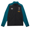 Harlequins Women's Rugby Jacket Black Castore Travel Jacket