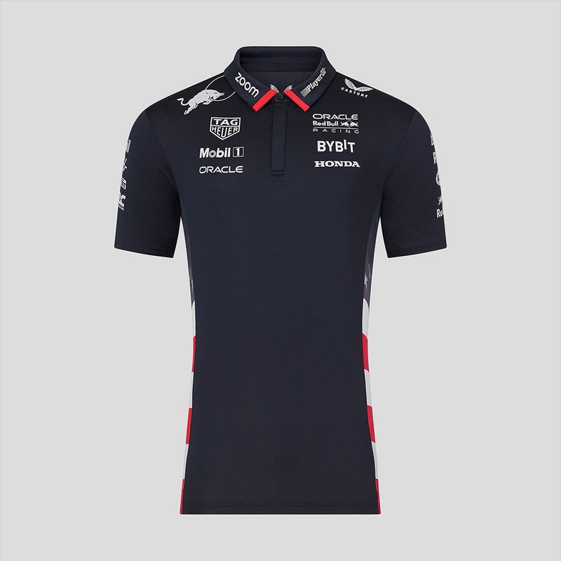 Red Bull Racing Polo Men's Castore America F1 Polo Top