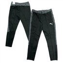 Puma Men's Logo Trousers Black & Grey Training Pants