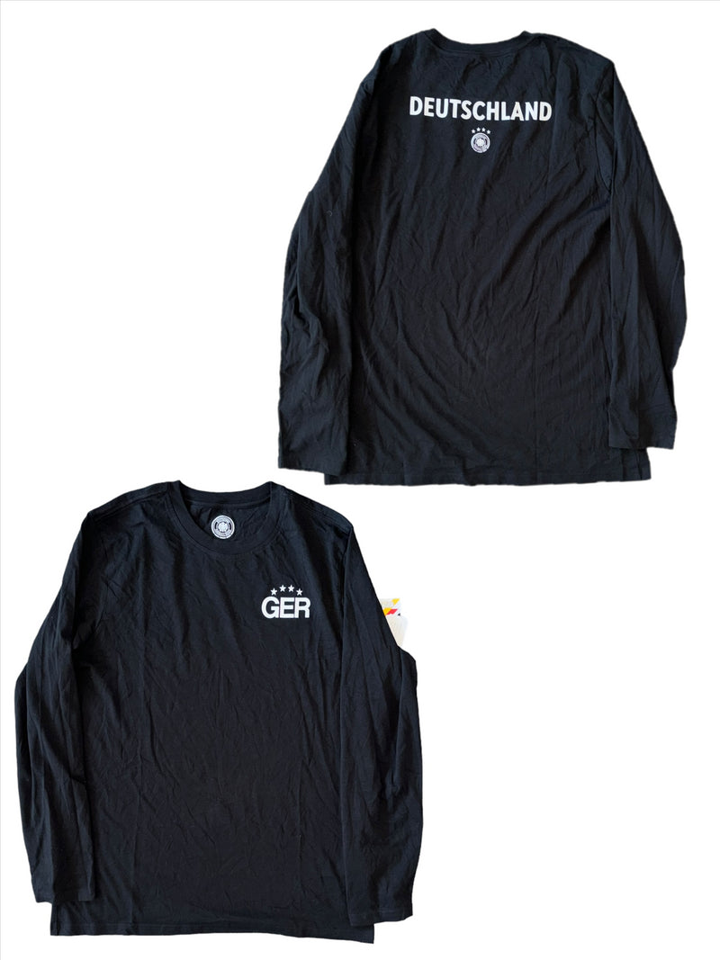 Germany Men's Football T-Shirts LS GER Logo Top