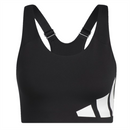 adidas Women's Sports Bra Black High-Support Logo Bra