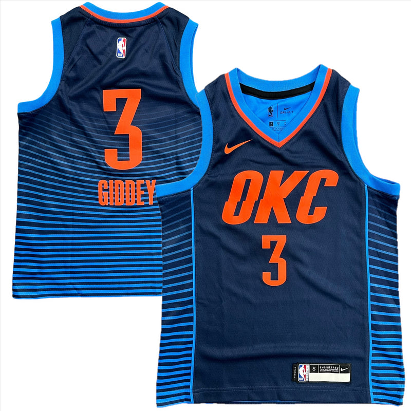 Oklahoma City Thunder Jersey Kid's NBA Nike Statement - Giddey