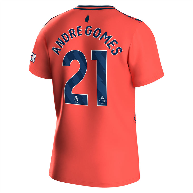 Everton Men's Football Shirt Hummel Away Top - Andre Gomes 21