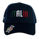 Italy Men's Rugby Cap Macron 24/25 Visor Curved Hat