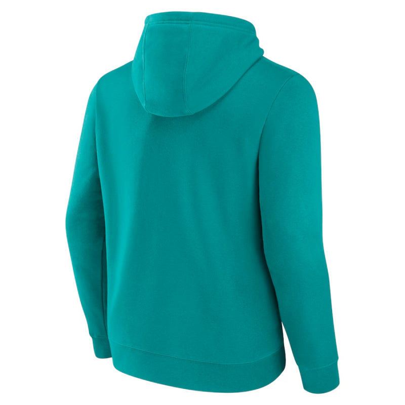 Aston Villa Men's Hoodie Football Small Crest Aqua Hoodie