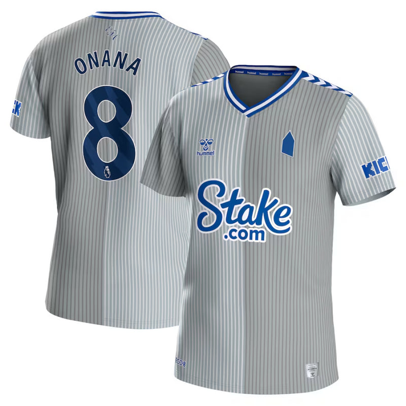 Everton Men's Football Shirt Hummel 3rd Top - Onana 8