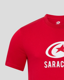 Saracens Rugby SS T-Shirt Women's Castore Core Crest Training Top
