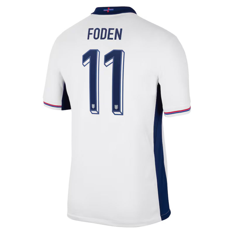 England Men's Football Shirt Nike Home Top - Foden 11