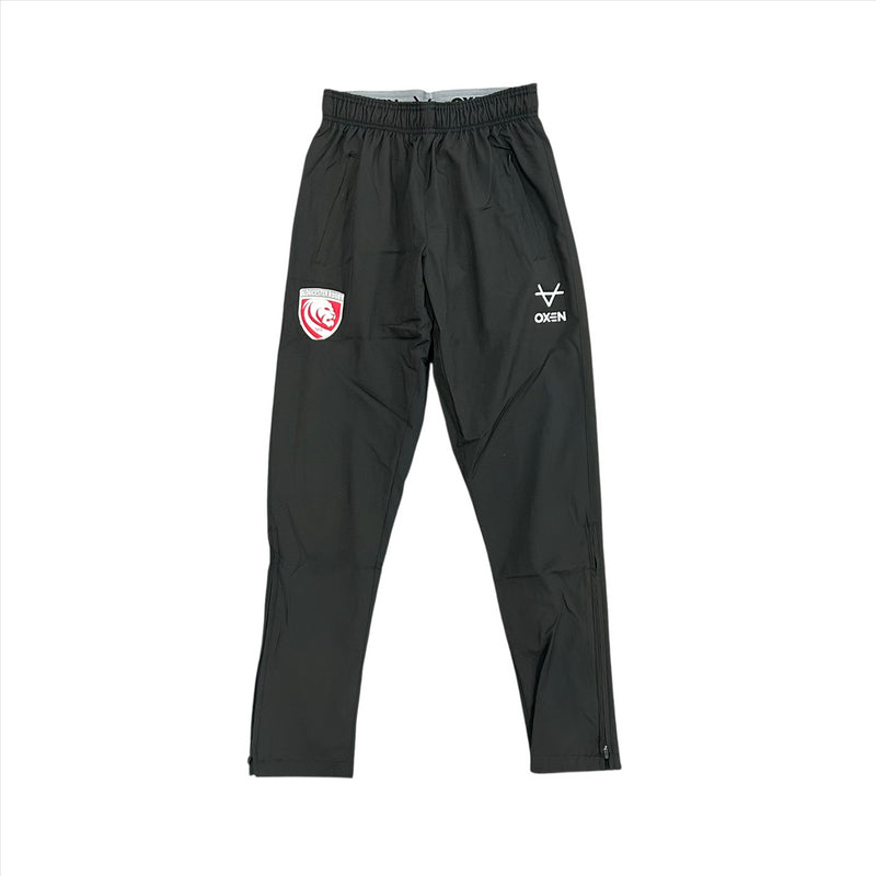 Gloucester Rugby Men's Pants Oxen Black CT Track Trousers