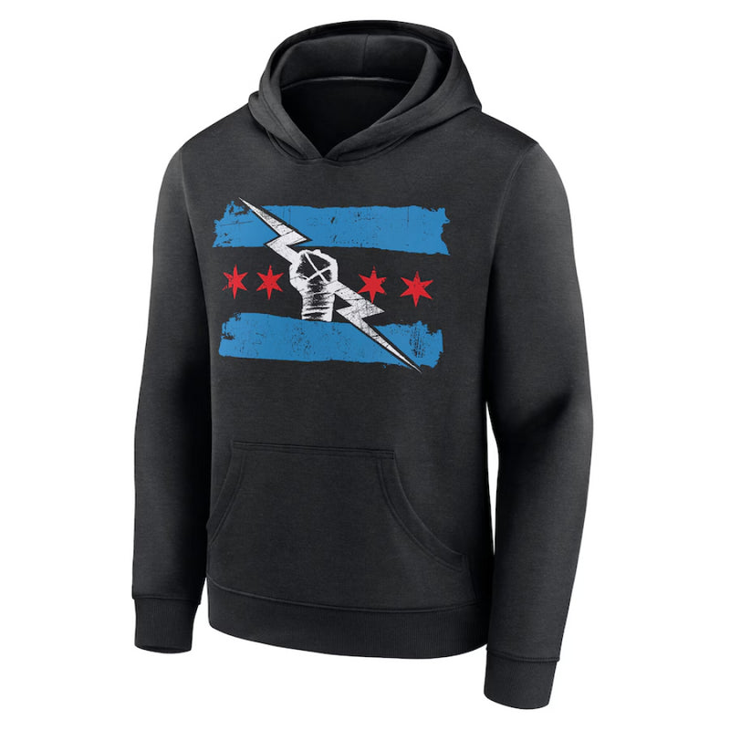 CM Punk Kid's Hoodie WWE The Return Black Hoodie