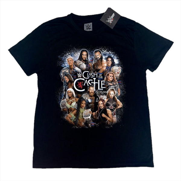 WWE Wrestling Kid's T-Shirt Clash At The Castle Event Top
