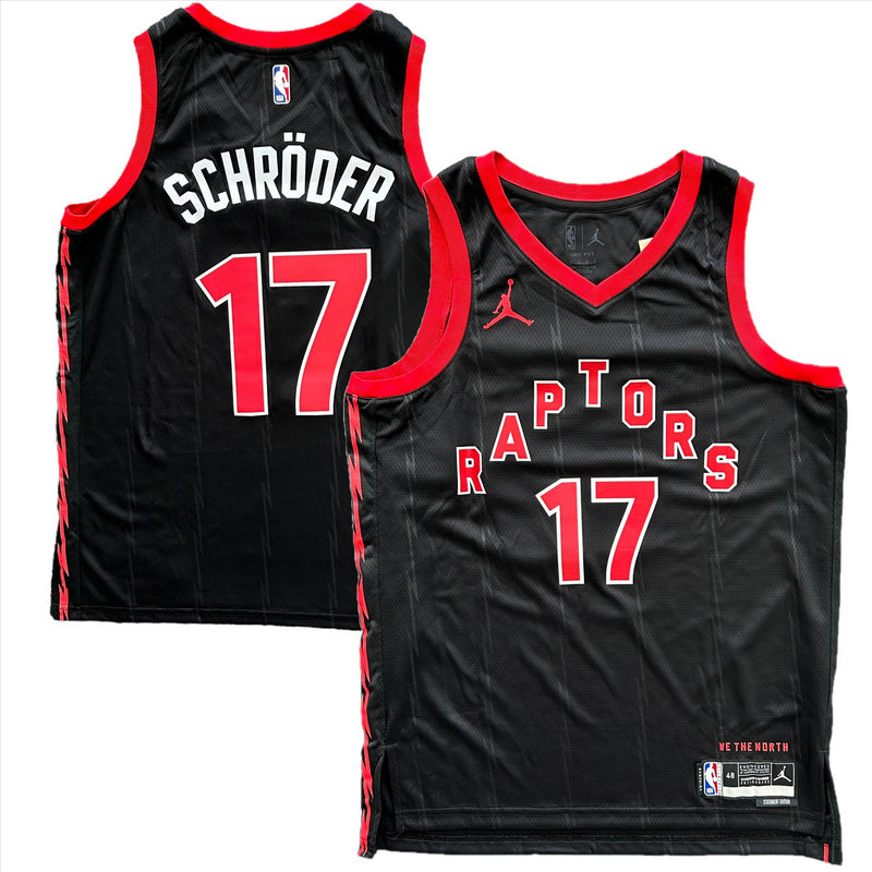 Toronto Raptors Men's Jersey NBA Jordan Statement Top - Schroder