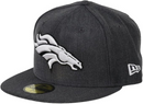 Denver Broncos NFL Cap Men's New Era Heather Fitted Hat