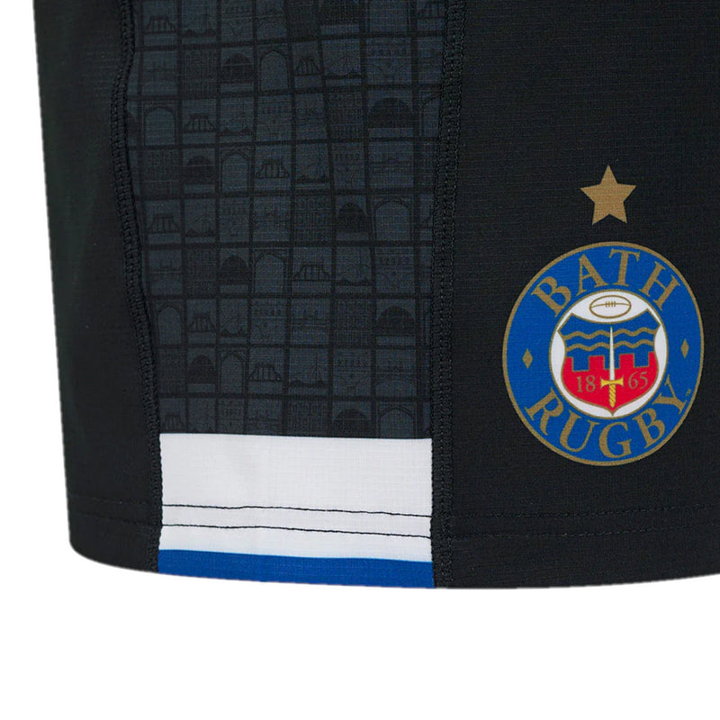 Bath Rugby Castore Shorts Men's Home Pro Black Shorts