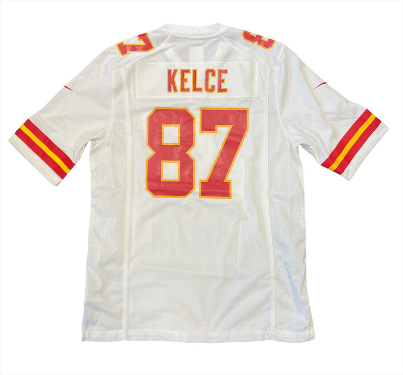 Kansas City Chiefs Jersey Men's Nike NFL Road Top - Kelce 87