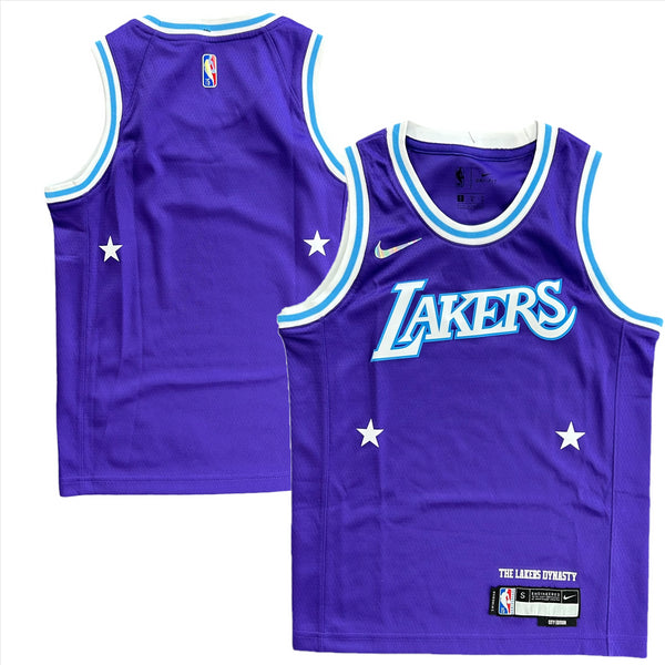 Los Angeles Lakers Jersey Kid's NBA Nike City 21/22 Plain Top