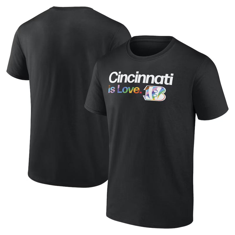 Cincinnati Bengals NFL T-Shirt Men's City Pride Black Top