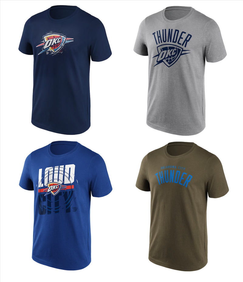 Oklahoma City Thunder T-Shirt Men's NBA Basketball Fanatics Top