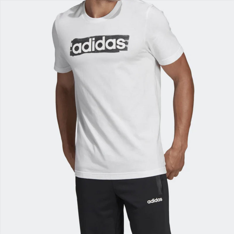 adidas Men's Logo T-Shirt Wordmark Graphic Top