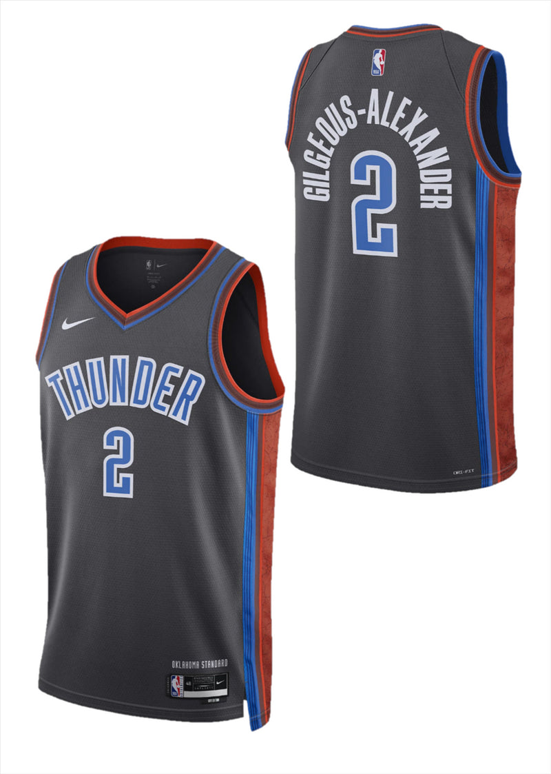 Oklahoma City Thunder Jersey Men's Nike NBA Basketball Shirt