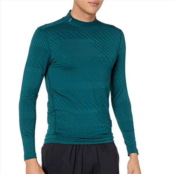 Under Armour Rugby Thermal Men's Jacquard Mock LS Top